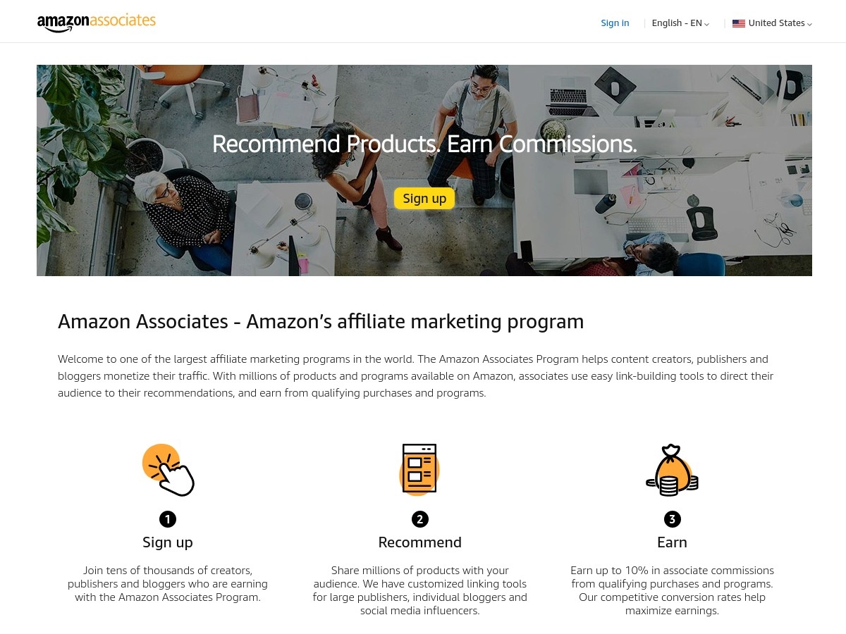 Amazon.com Associates Central