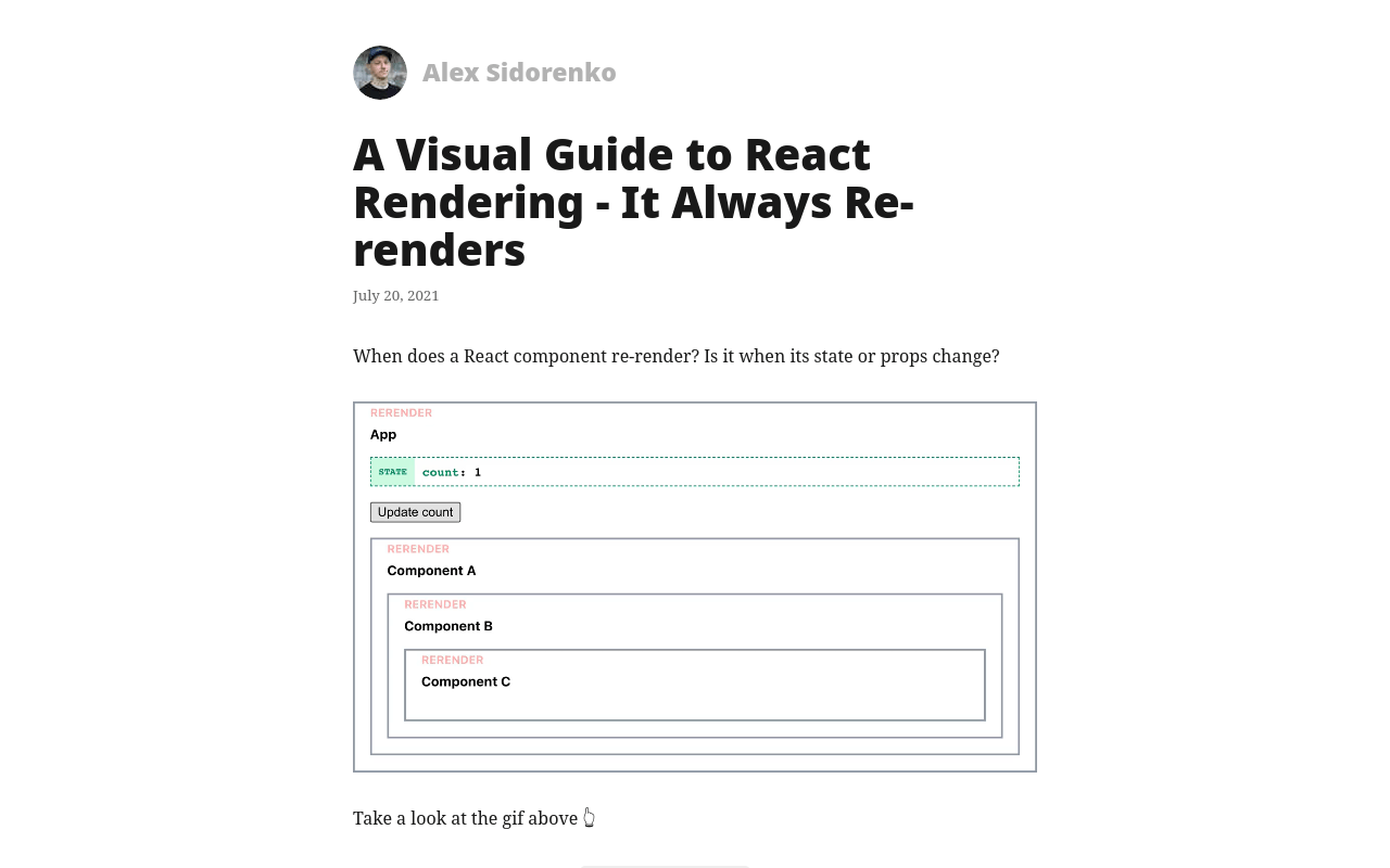 A Visual Guide to React Rendering - It Always Re-renders