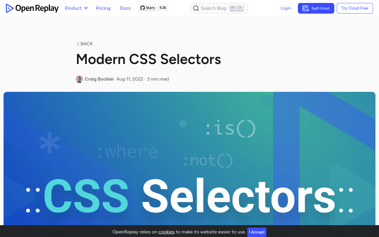 Modern CSS selectors