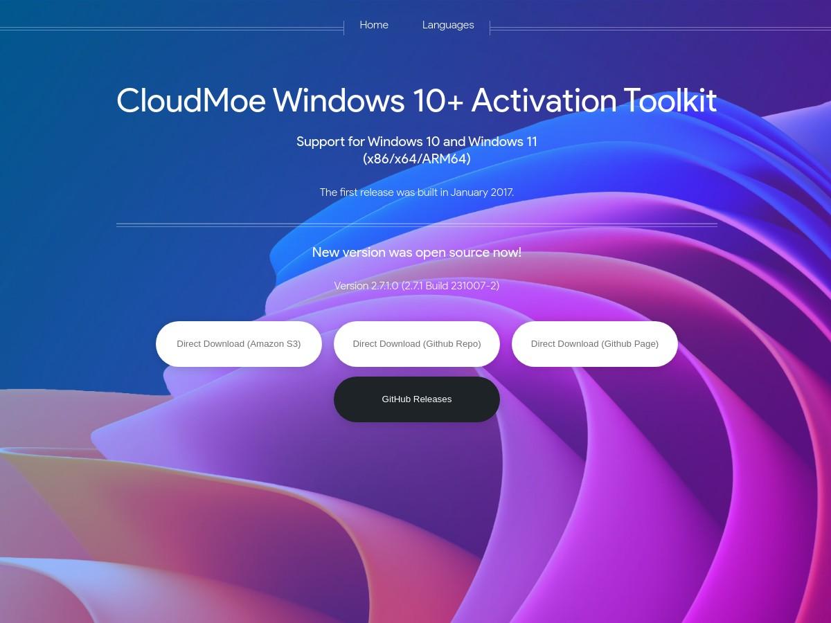 CloudMoe Windows 10+ Activation Toolkit