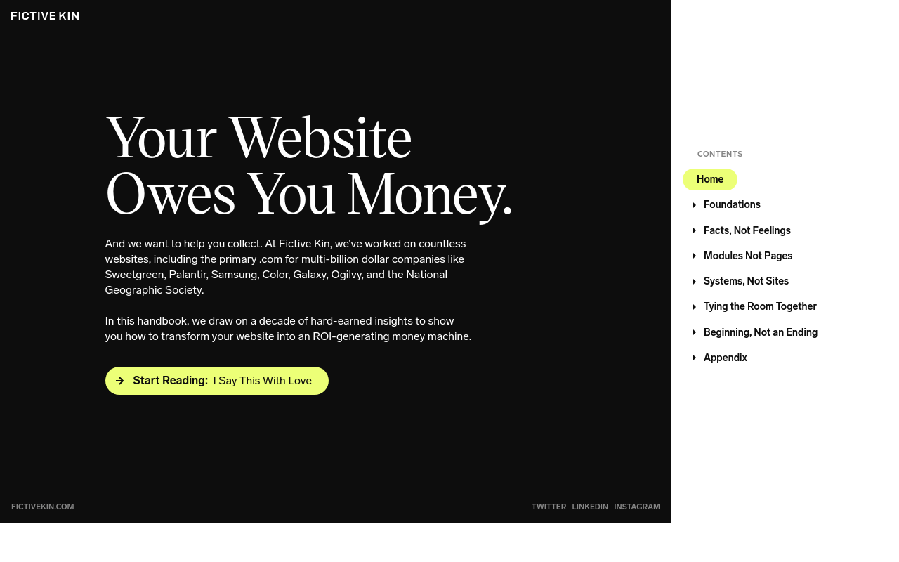 Your Website Owes You Money