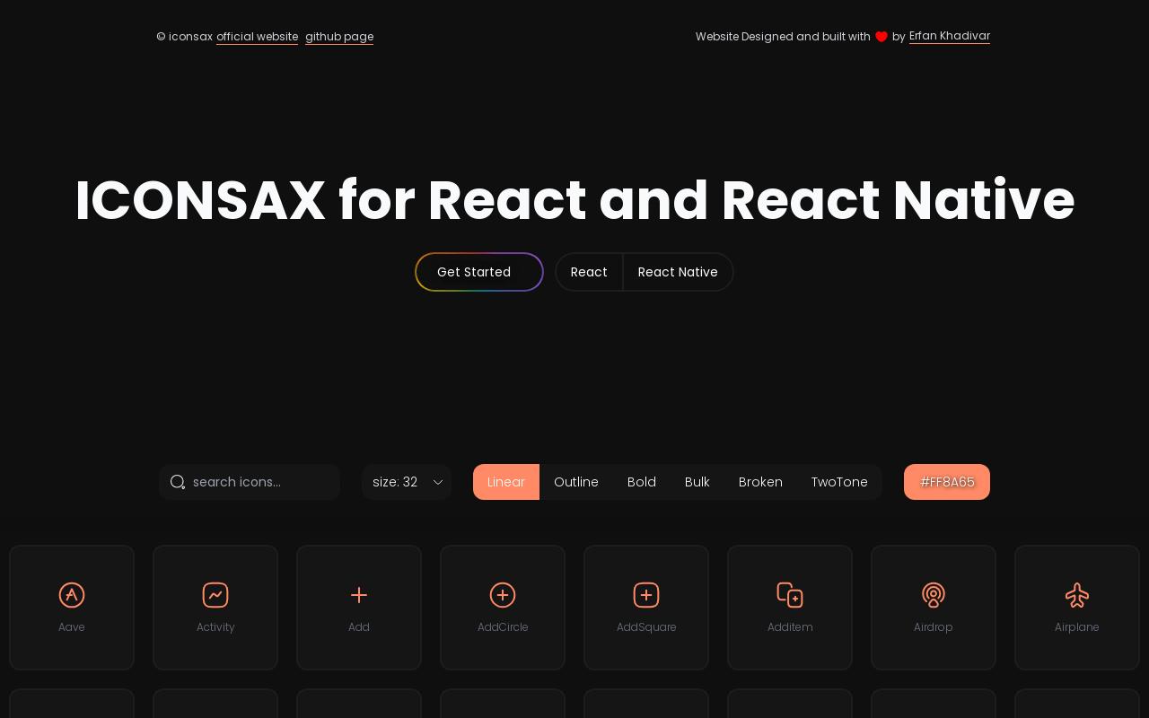 Iconsax React