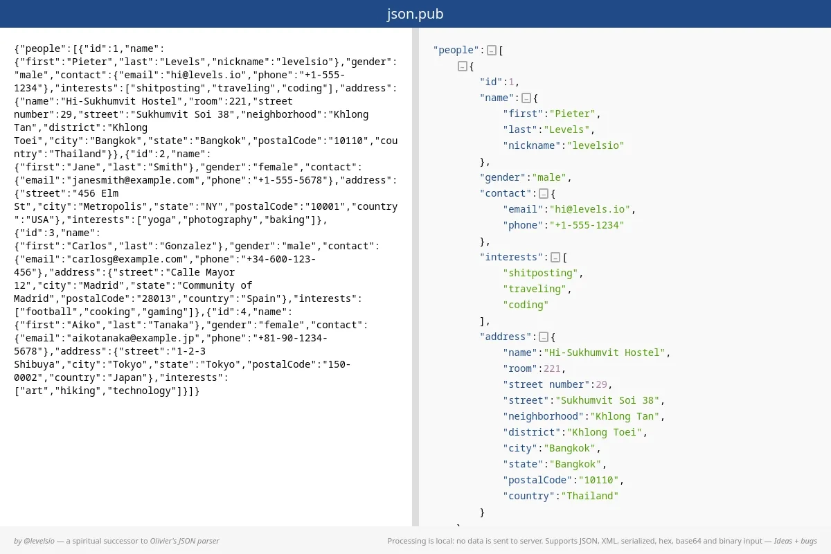 Poster for JSON Viewer and Formatter - JSON.pub