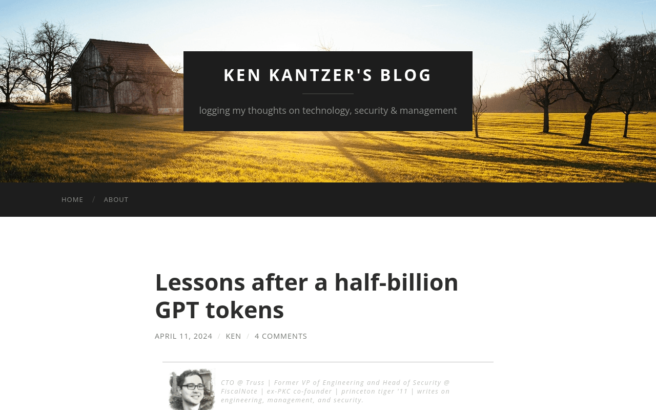 Lessons after a half-billion GPT tokens - Ken Kantzer's Blog