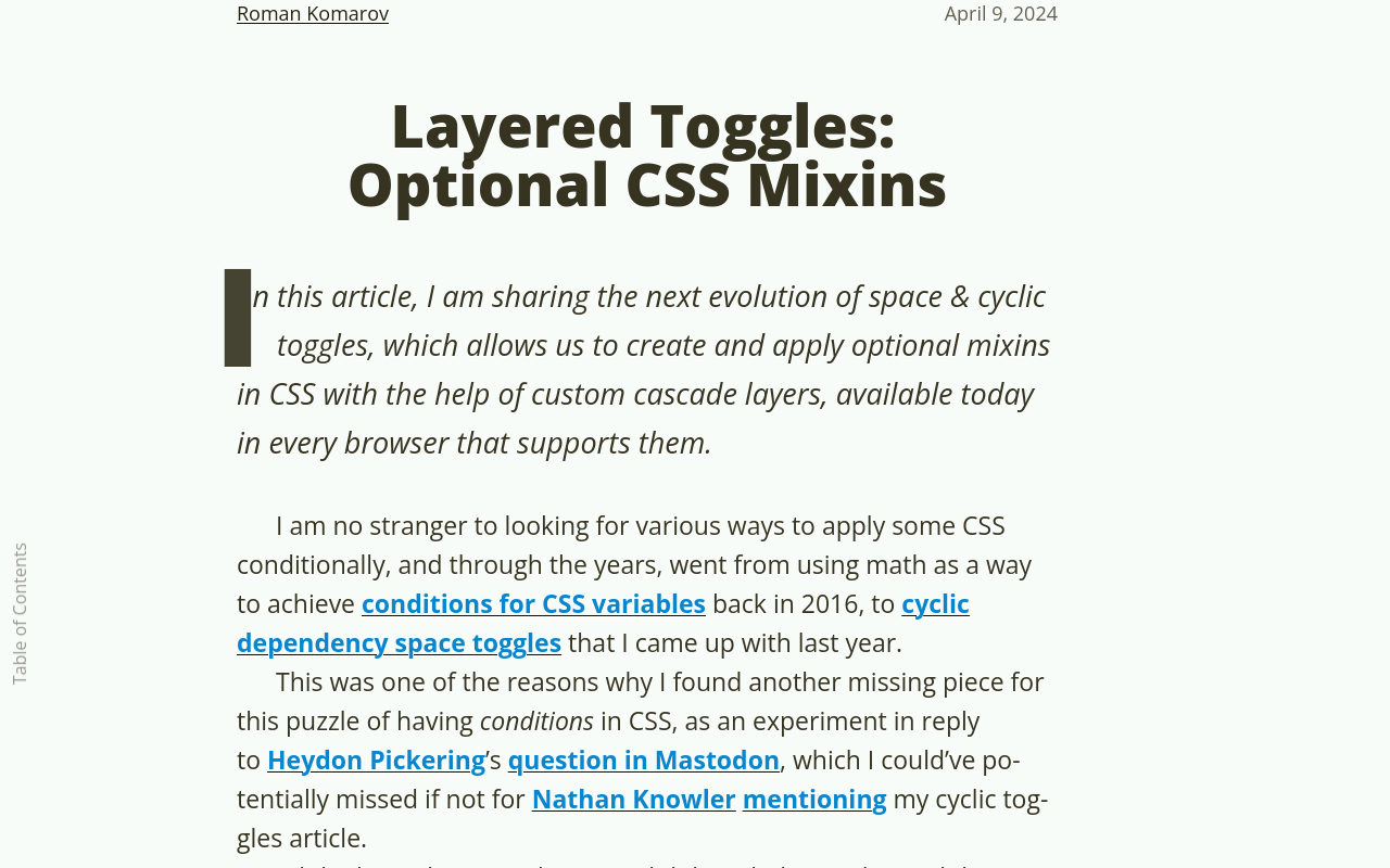 Poster for Layered Toggles: Optional CSS Mixins