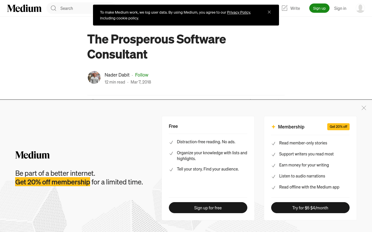 The Prosperous Software Consultant