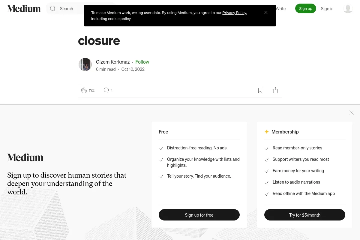 Closure - JavaScript