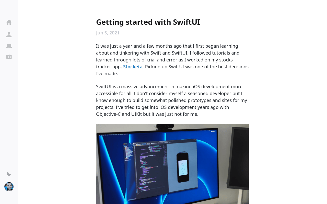 Getting started with SwiftUI