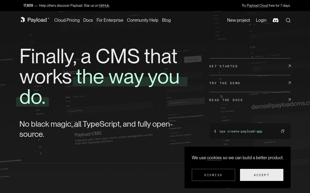 Payload: The fastest growing open-source headless CMS