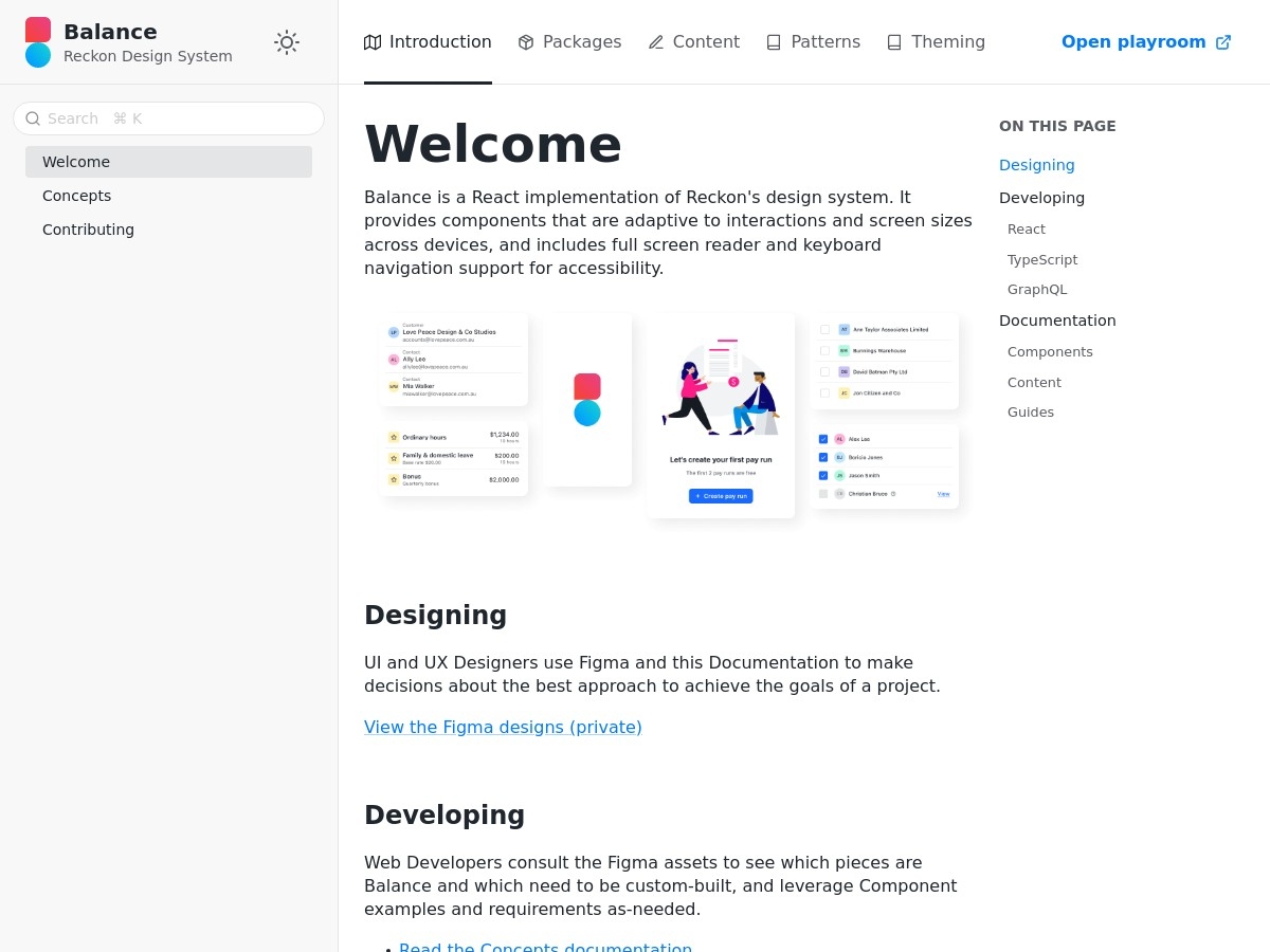 Balance Design System