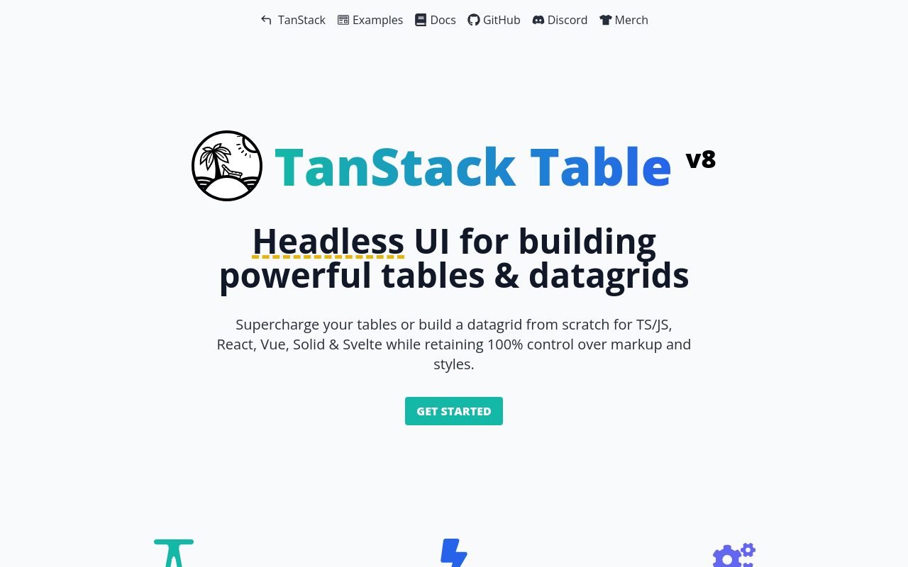 TanStack Table