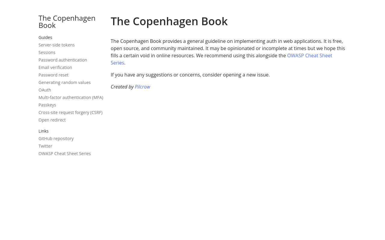 The Copenhagen Book (Auth)