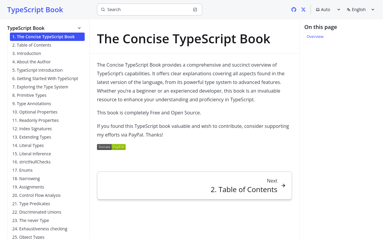 The Concise TypeScript Book