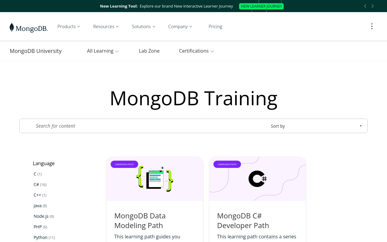 Online Courses | MongoDB University