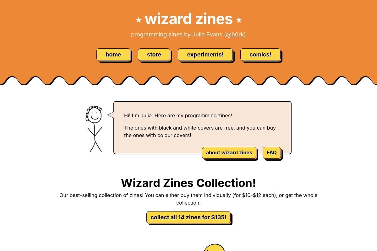 wizard zines