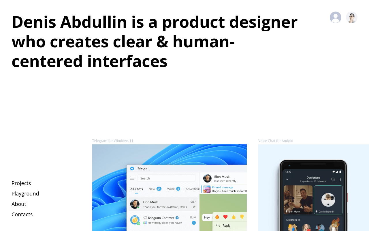 Denis Abdullin – Product Designer