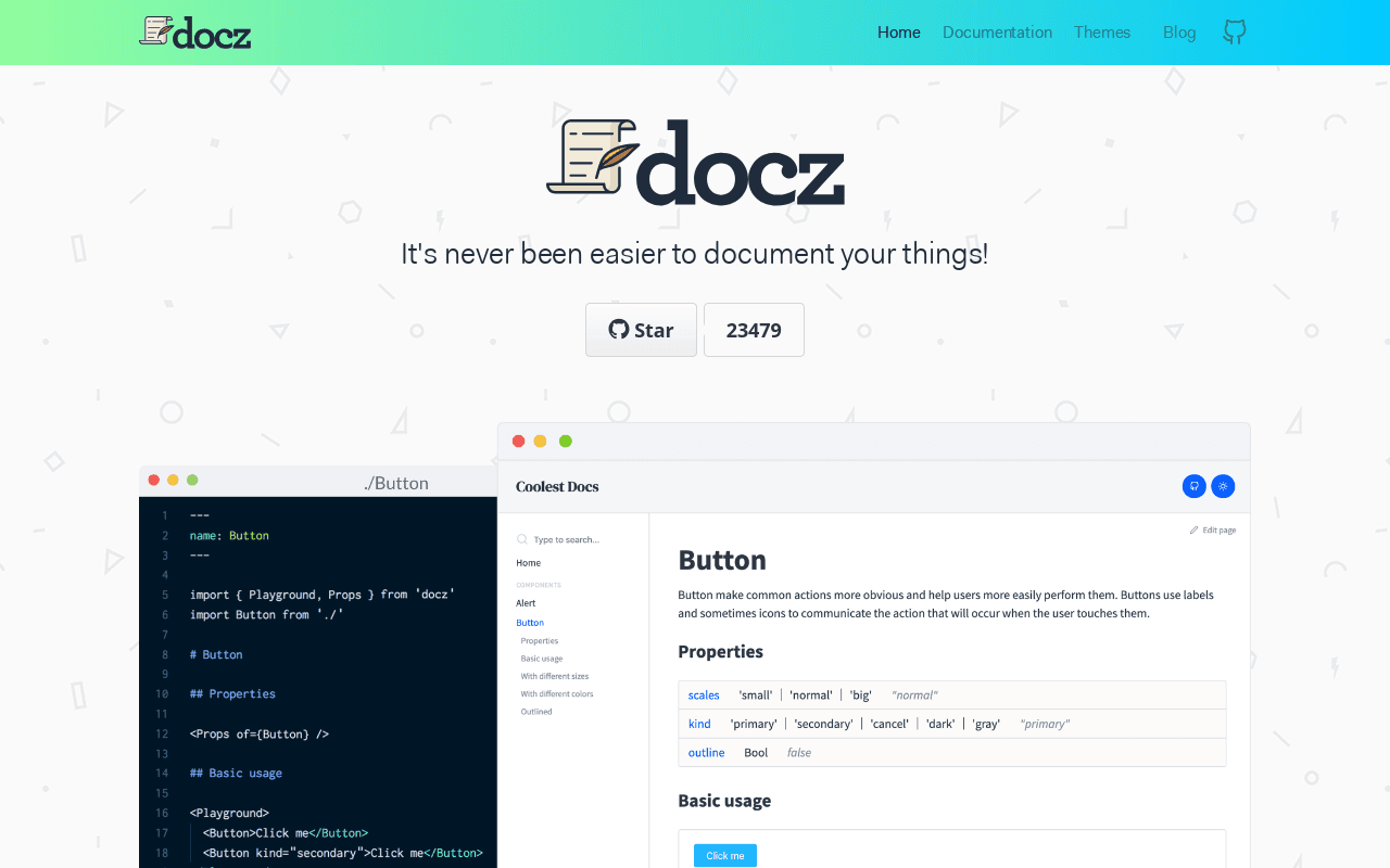 Docz - It has never been so easy to document your things!