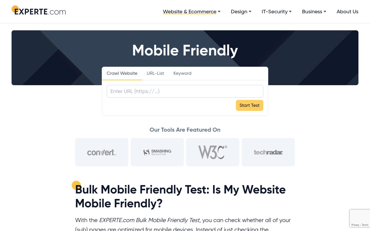 Bulk Mobile Friendly Test: Is My Website Mobile Friendly?