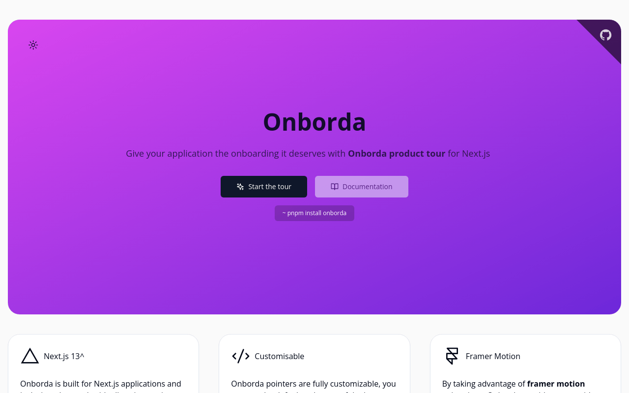 Onborda Demo - Next.js Onboarding Flow!