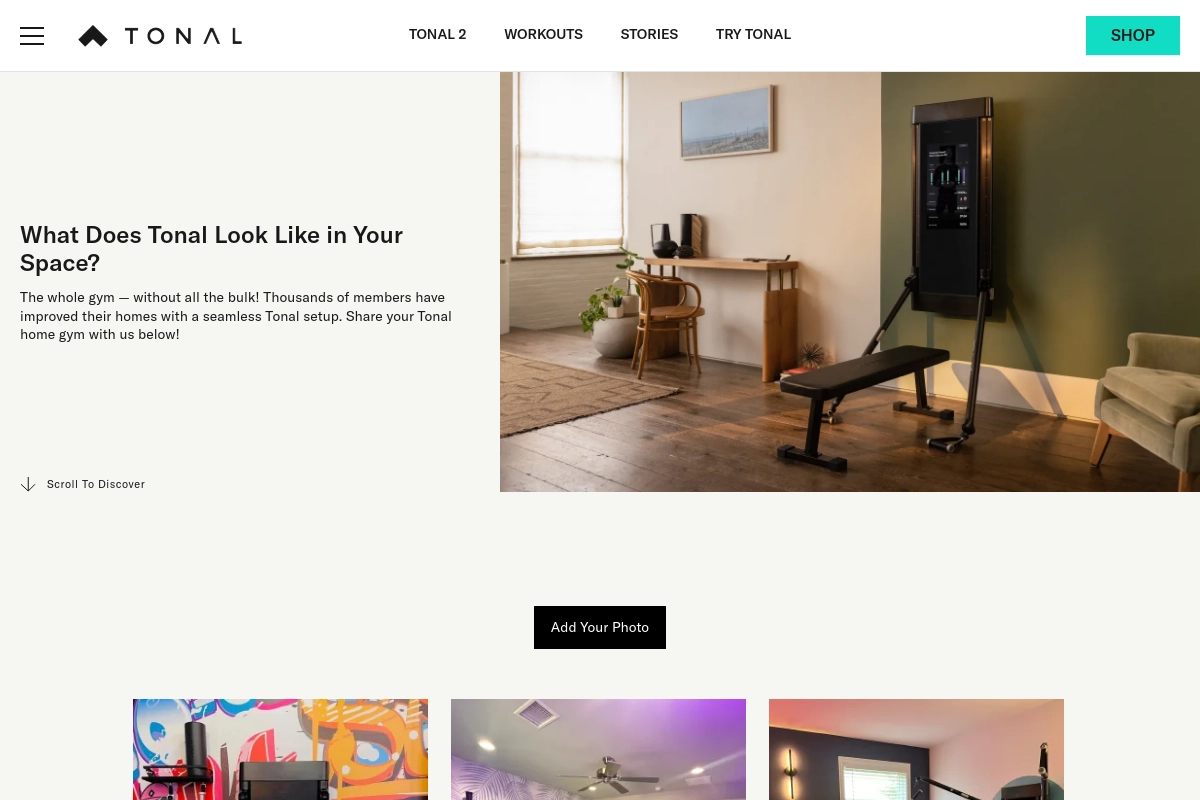 Tonal at Home | See Tonal Home Gym in Real Homes