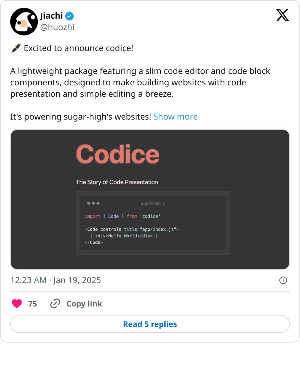 🖊️ Excited to announce codice!